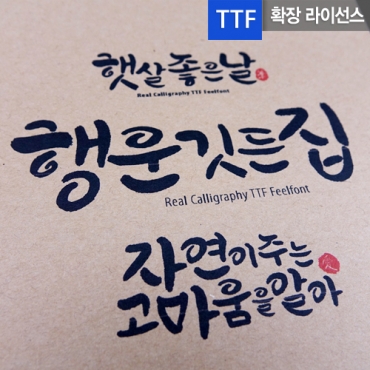 필다슬 확장 TTF 입니다.